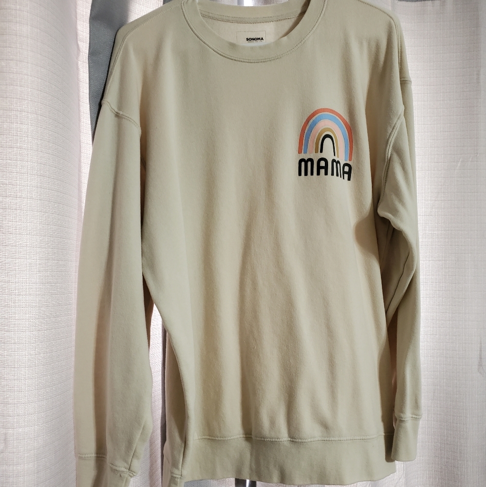 Rainbow mama sweater!